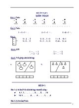 10 Đề ôn tập học kỳ I môn Toán Lớp 1